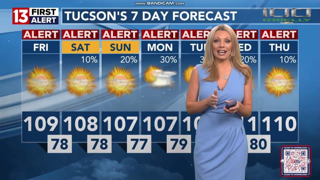 NewsWatcher102's tweet photo. Part 3: @alliepottertv so GORGEOUS/sexy/very beautiful in blue on this Friday! 😍🤩💘🔥❤️💙 #AzWx #TucsonWx #KOLDNews #AllikePotter https://t.co/vDFnoenSp1