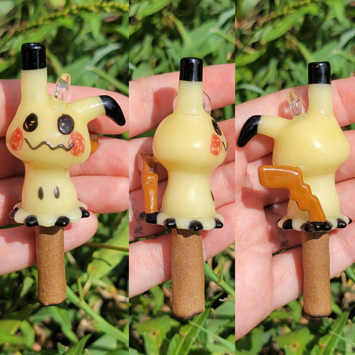 DeMatteo_Art's tweet photo. Mimikyu joint/blunt tip pendant!
https://t.co/dF97JPtW8C
#pokemon #pendant #blunttip #bluntholder #jointtip #jholder #smokependant #mimikyu #glass #boro #headyglass #Heady #art #cannabis #weed #stoner #smoke https://t.co/ma0YiG4det