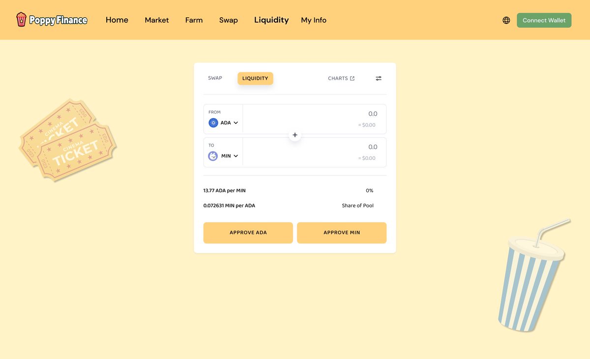 Poppy Finance 🍿 Yield Optimizer on Cardano tweet media