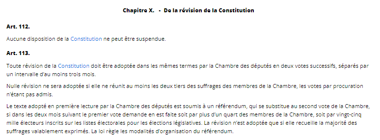 codxrL's tweet photo. #Article113
La disposition révisée dans l'article 5, nouvellement prévue dans l'article 113 fait suite à ce qui est ci-joint.
Pour clarifier, il s'agit d'une délégation, éventuelle et conditionnée, de la souveraineté du #Luxembourg et non d'une perte nette de souveraineté. https://t.co/klqCyhgH7Y
