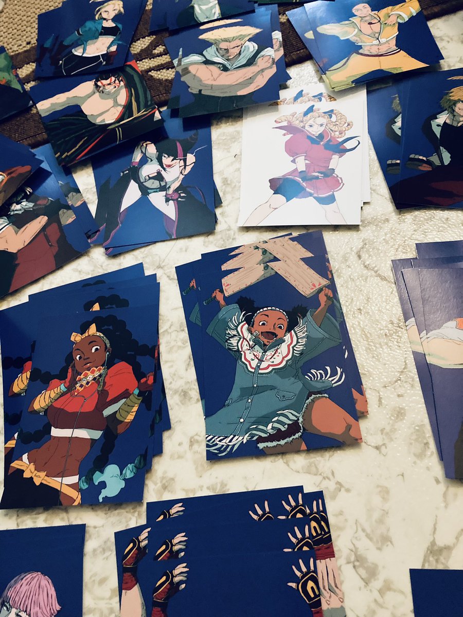 I will be at Animethon in Edmonton next weekend! Printed the Street Fighter 6 stuff. My prints are all postcard size and I do have a special con deal so stop by if you’re there!