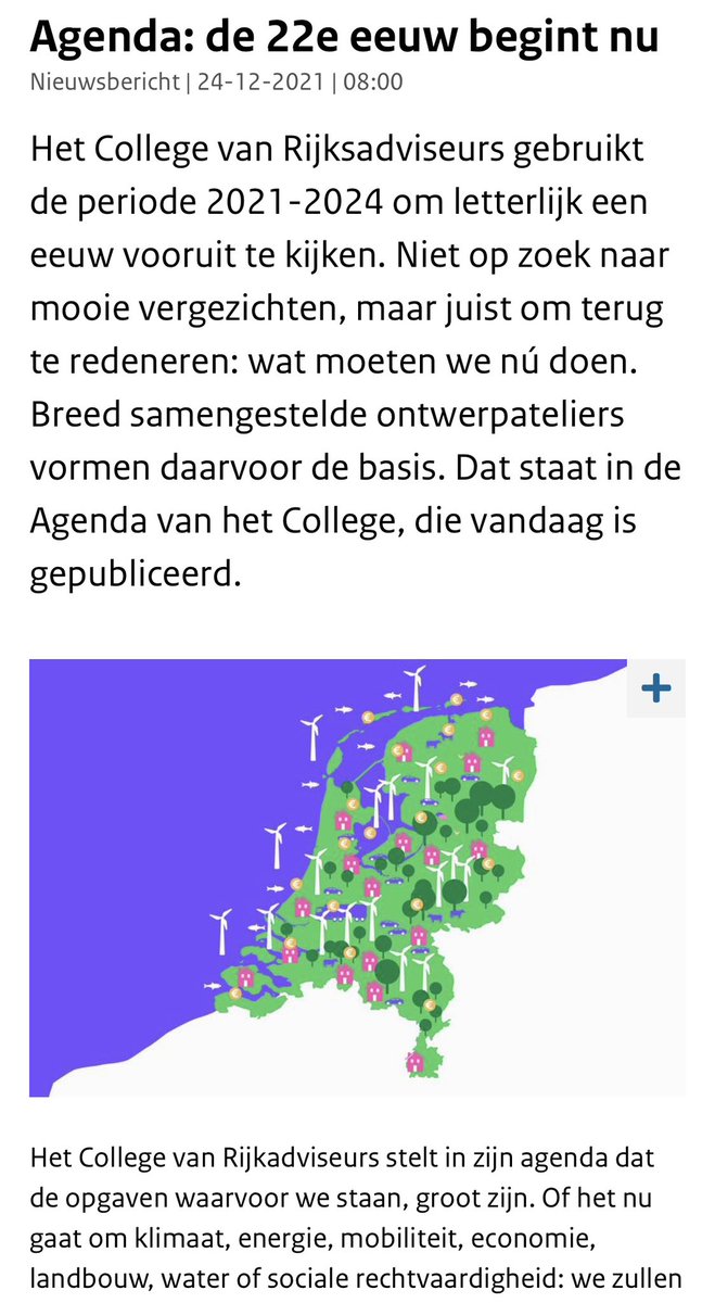 Regeren is vooruitzien! 
Op alle thema's, zonder uitzondering.