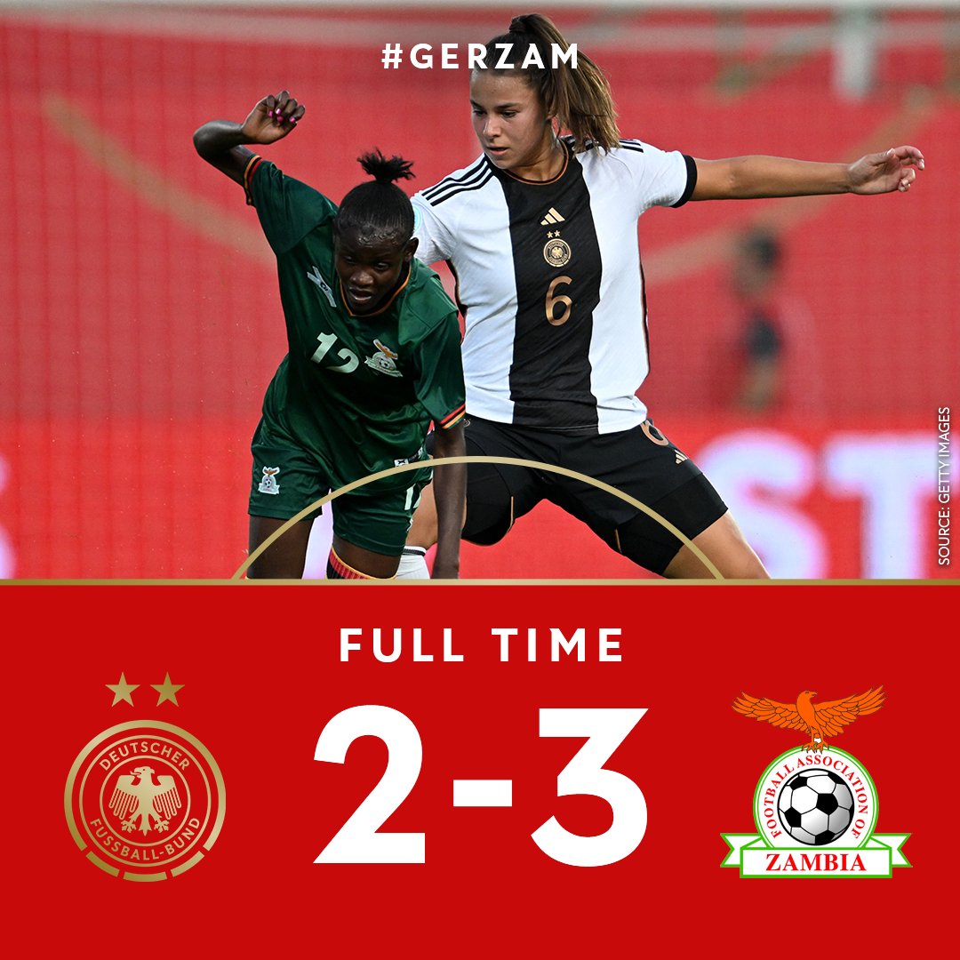 Zambia take the win after a late, late goal 😑

WIR #IMTEAM 🇩🇪 #GERZAM