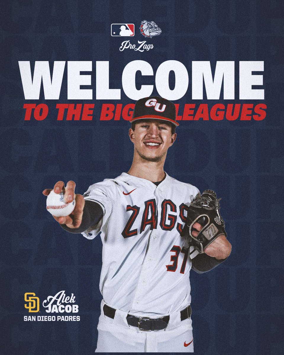 Gonzaga Baseball (@zagbaseball) on Twitter photo 𝑪𝑨𝑳𝑳𝑬𝑫 𝑼𝑷!
Welcome to the show, <a href="/jacob_alek/">Alek Jacob</a> 👊
RELEASE 🗞️: bitly.ws/KGXh
#GDTBAZ | #ProZags 𝑪𝑨𝑳𝑳𝑬𝑫 𝑼𝑷!
Welcome to the show, <a href="/jacob_alek/">Alek Jacob</a> 👊
RELEASE 🗞️: bitly.ws/KGXh
#GDTBAZ | #ProZags