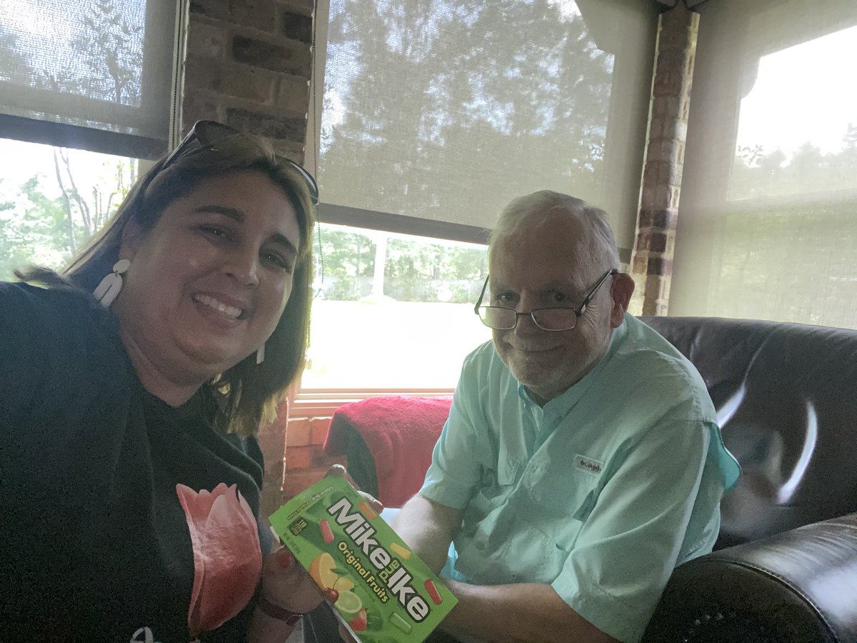 JustfromSutton's tweet photo. Dad wanted some Mike and Ikes. So I got a box and we shared some. Love spending time with him. ❤️❤️❤️ https://t.co/Ose5RdD87R