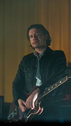 Happy birthday to Mr. Jamie Cook and his \lectric guitar. 