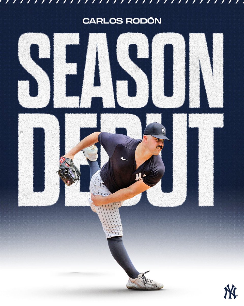 The <a href="/Yankees/">New York Yankees</a> are adding a big arm to their rotation.

Carlos Rodón makes his season debut tonight!