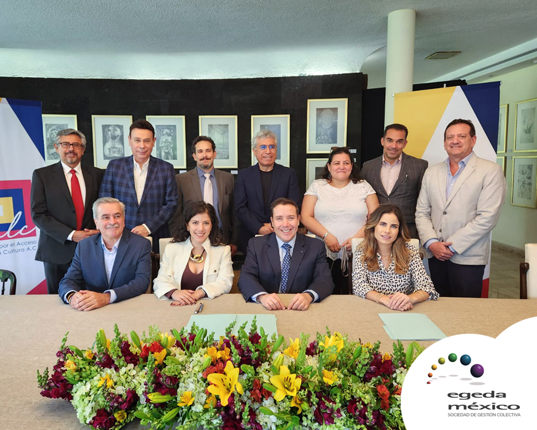 La Coalición por el Acceso Legal a la Cultura (CALC) y la Asociación Mexicana para la Protección de la Propiedad Intelectual (AMPPI) firmaron un convenio de colaboración para fortalecer el ejercicio profesional creativo y los derechos de autor de los artistas y creadores.