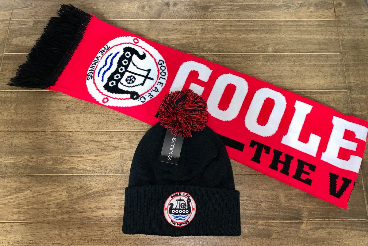 vikings_shop's tweet photo. If you are coming to tomorrow’s game Vs @Liversedge_FC -  remember to call into the Viking’s Club Shop for your shirts, scarves, hats, caps, snoods, ties, pennants, mugs, badges, key rings and pens etc. ⚽️🔴⚫️ https://t.co/xp29JJl123
