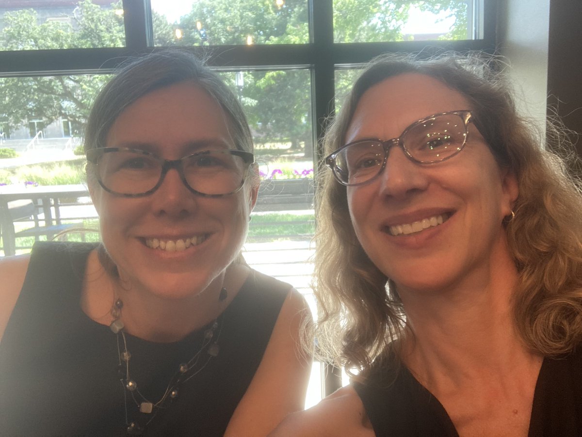 Great way to wrap up the week - with @KinzerUrsem (in our matchy-match black dresses 😂) scheming on our projects and prepping for @EMBRIOInstitute research retreat, over delish Greyhouse iced coffee. Happy Friday #ScienceIsFun #WomenInSTEM