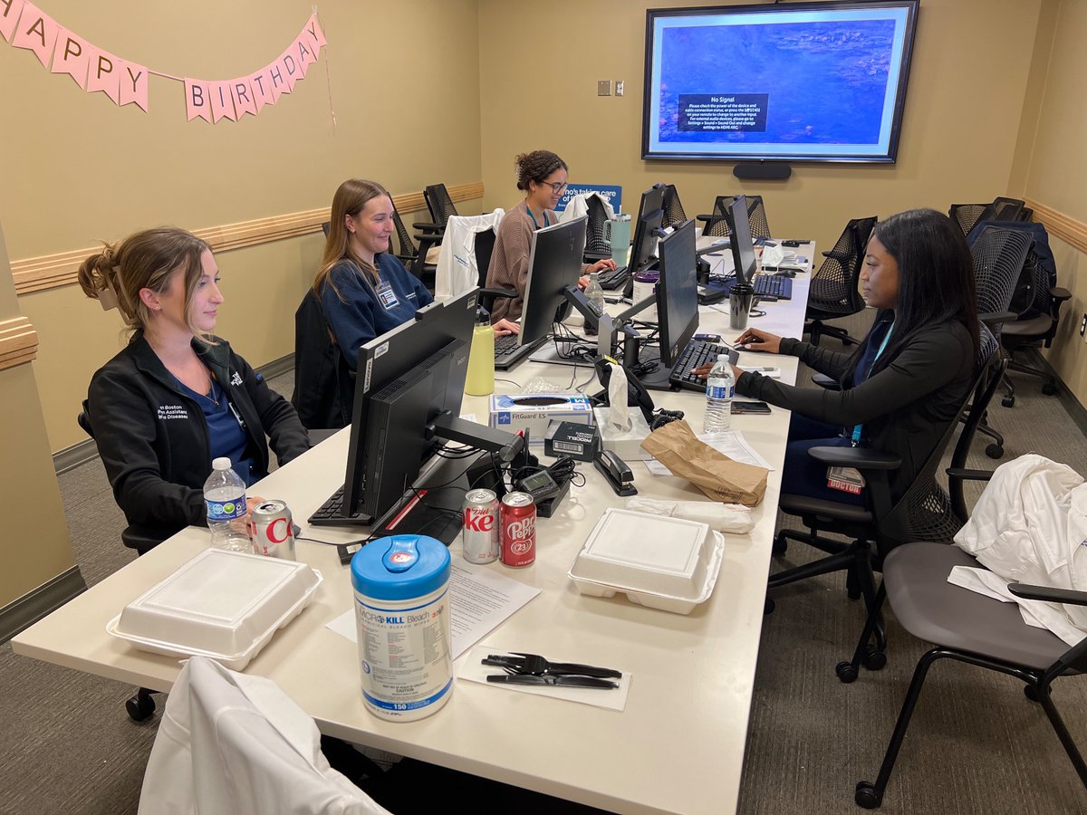 Our crack team diligently thwarting the Texas Summer fungal bloom! <a href="/EmilyLundburg/">Emily Lundberg</a>  <a href="/JoslynStrebe/">Joslyn Strebe, M.D.</a> <a href="/meganbostonpa/">Megan Boston</a> <a href="/DrPreciousAda/">Precious Ndukwe, MD</a>