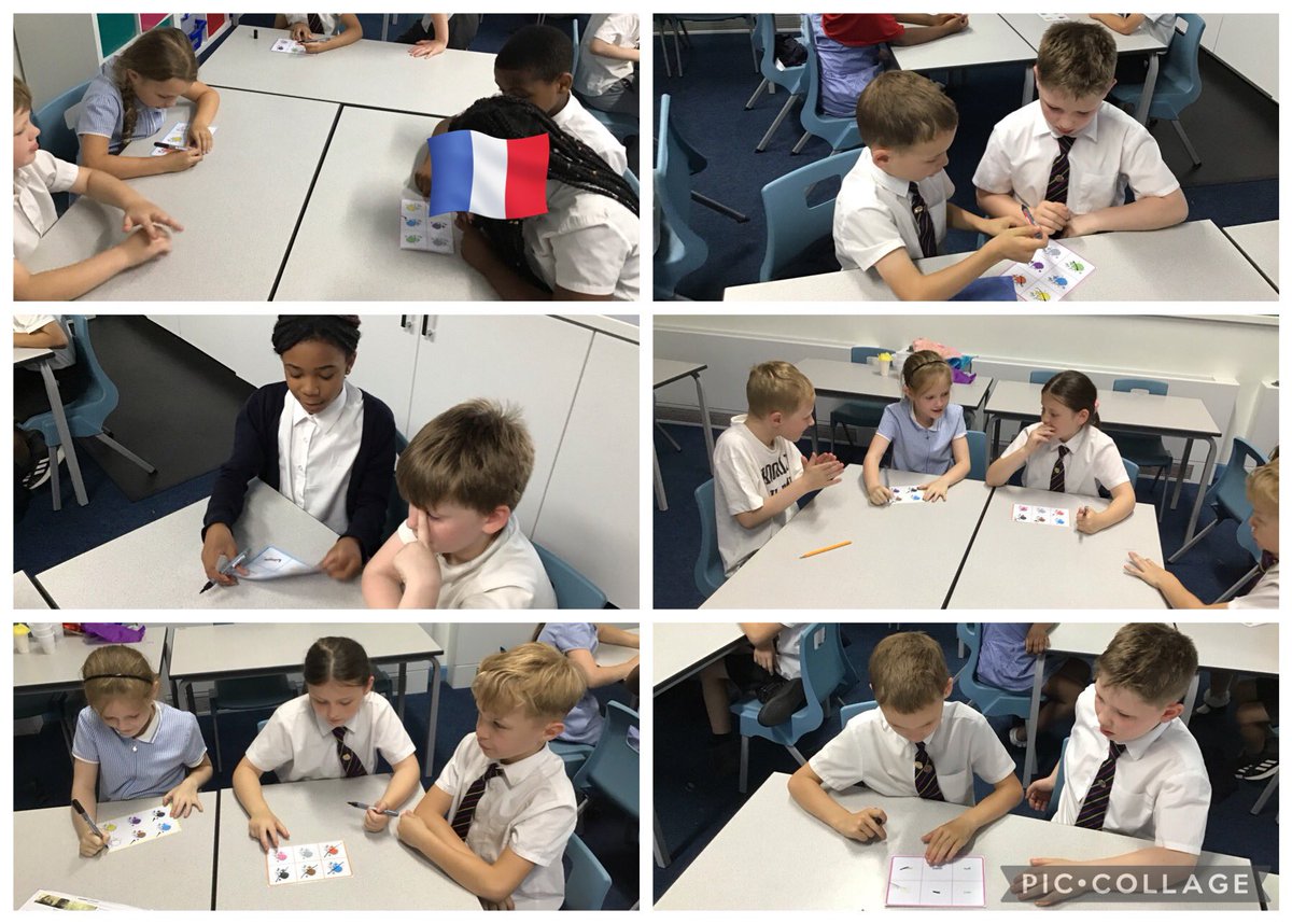 MRPAyear3a's tweet photo. Some French colours bingo to finish our day, consolidating our previous learning @MRPA_Languages https://t.co/ktNLaifjPk
