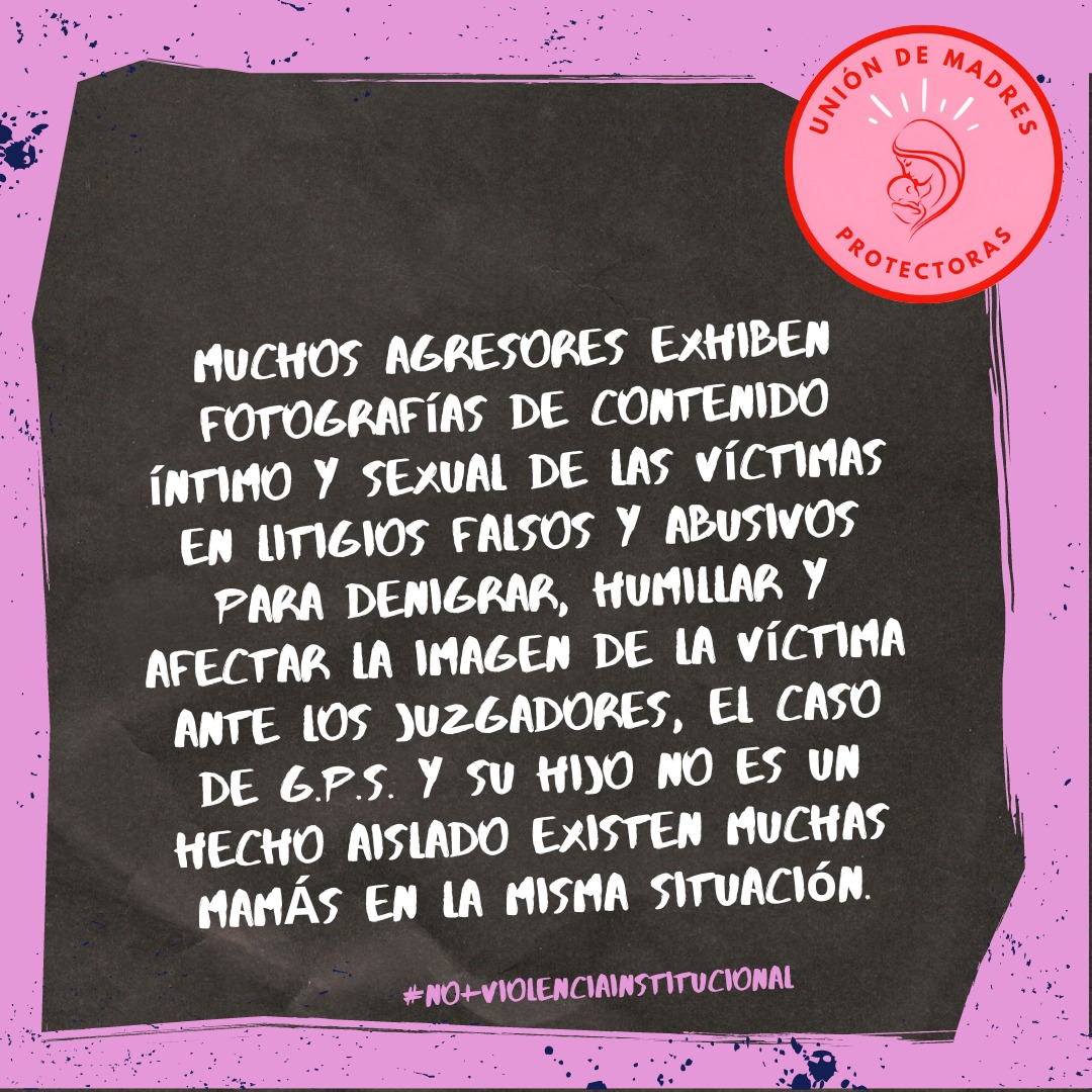 <a href="/ONUDHmexico/">ONU-DH México</a> <a href="/ONUMujeresMX/">ONU Mujeres México</a> <a href="/CONAVIM_MX/">CONAVIM_MX</a> <a href="/MagRafaelGuerra/">Rafael Guerra Álvarez</a> <a href="/FiscaliaCDMX/">Fiscalía CDMX</a> <a href="/ColectivaDV/">DeconstrucciónVioleta A.C</a> <a href="/FNCVVICARIA/">Frente Nacional contra Violencia Vicaria A.C.</a> <a href="/LaCostillaRota_/">LaCostillaRota</a> <a href="/MadresJusticia/">Madres Justicia</a> <a href="/AsociacionMamiC/">Asociación Mami 🇨🇴</a> <a href="/brujasdelmar/">Las brujas del mar</a> <a href="/CeroMachistas/">Caos perfecto</a> <a href="/cam_cai/">CAM-CAI</a> <a href="/siwapaz/">SIWA — artesanas de paz y justicia</a> <a href="/CIDH/">CIDH - IACHR</a> <a href="/MESECVI/">MESECVI-OEA CEVI</a> <a href="/SCJN/">Suprema Corte</a> <a href="/ddhh_scjn/">Dirección General de DDHH y Justicia Pluricultural</a> <a href="/ArturoZaldivarL/">Arturo Zaldívar</a> Este caso NO es un hecho aislado, es común entre los agresores vicarios denigrar y perjudicar la imagen de la víctima ante los juzgadores. Alzamos la voz y rechazamos rotundamente esta mediocridad y discriminación en el acceso a la justicia <a href="/OlimpiaCMujer/">Olimpia</a> <a href="/PJCDMX/">Poder Judicial de la Ciudad de México</a>
