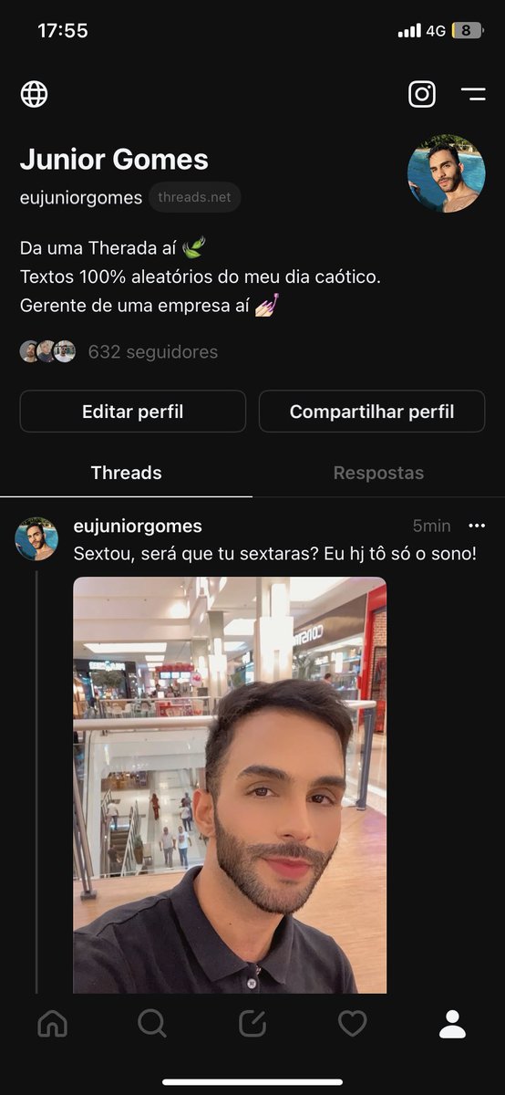 juniorgomesx's tweet photo. Amores, como aqui já estava abandonado. Migrei para o #Thread amei a vibe. Me segue lá 🫶🏻 https://t.co/MOmfyPfeQt