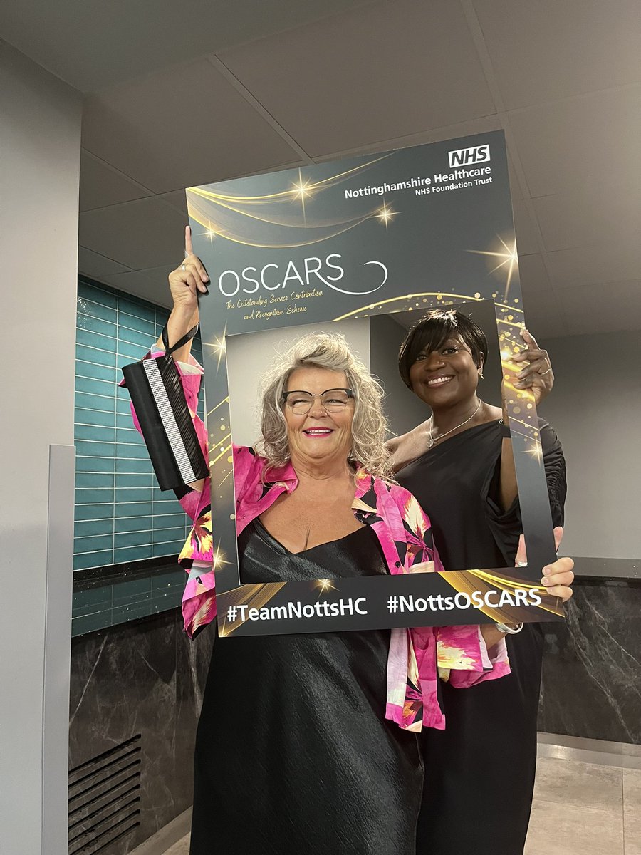 She only went and won!!!! Yaahhh Rebecca. @ArnoldLodge @drnrtaylor #UnsungHero @NottsHealthcare #Oscars