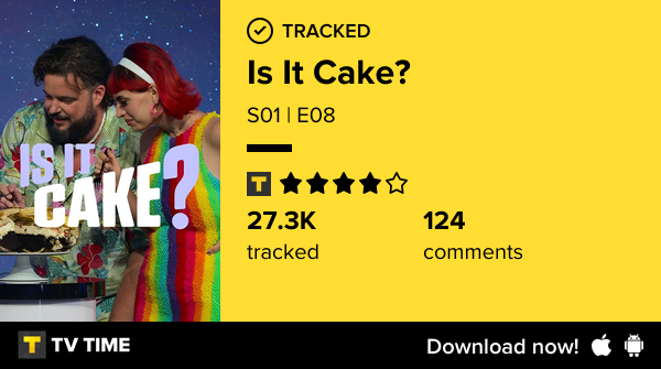 b0neyard's tweet photo. I've just watched episode S01 | E08 of Is It Cake?! #isitcake  https://t.co/8HMu9ktrN6 #tvtime https://t.co/W12sgTAGsD