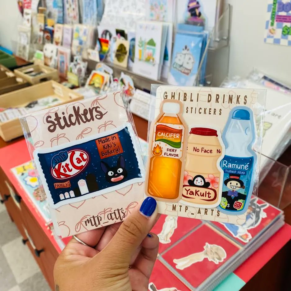 modernmouse's tweet photo. Stickers, stickers and more stickers! Have you seen these lovely snack-inspired Ghibli stickers by #MTPArts (Hayward, CA)? π
Come check out our sticker book, section AND MTP Arts at our Mouse & Makers event this Saturday, July 8th! We hope to see you then. π https://t.co/jHAQmHiMxG