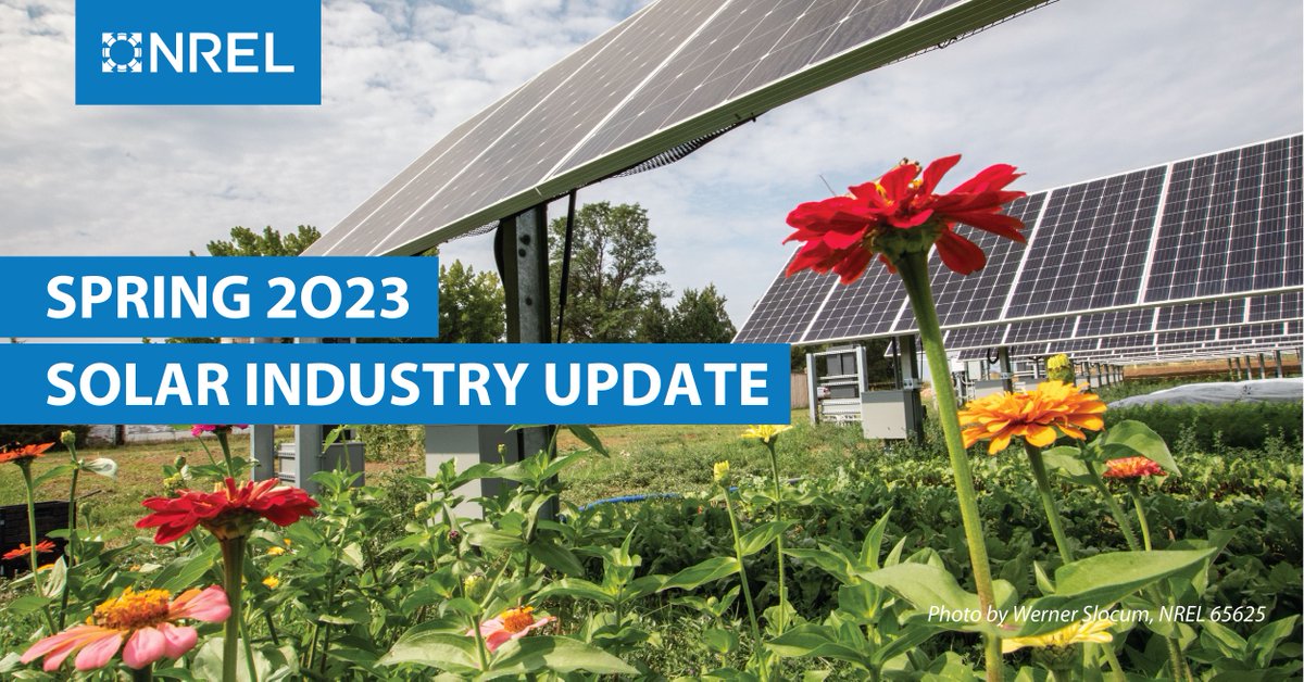 NatLabRockies's tweet photo. Despite robust demand, global #PV module prices have steadily declined since fall 2022. In April 2023, prices hit a remarkable low that hasn’t been seen in the past 2 years📉💰Stay informed on more pricing trends with our Spring 2023 Solar Industry Update! https://t.co/IkVlWhewn5 https://t.co/3KBptOuXw9