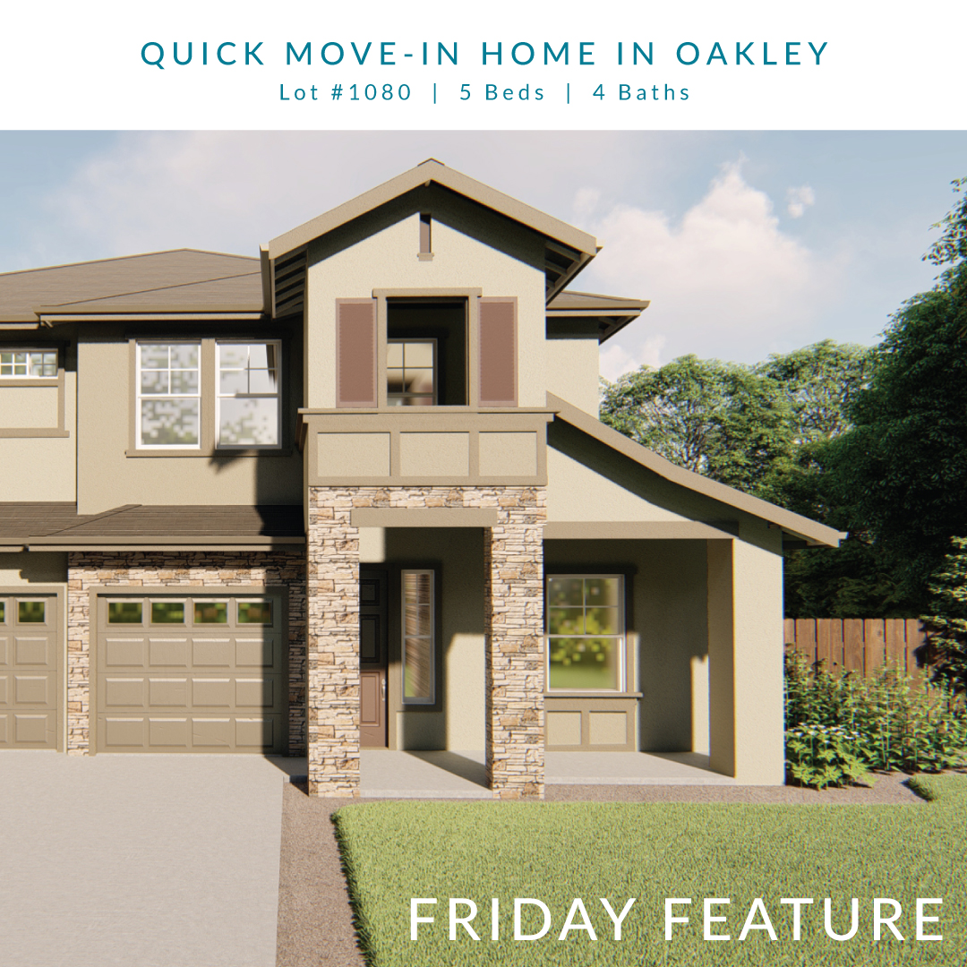 Discovery_Homes's tweet photo. Quick Move-In Home in Oakley! 📷
Don’t miss Lot #1080 at The Preserve at Stonewood!
5 bed, 4 bath, 3 car garage, downstairs bed and bath, and loft!
More Info:  https://t.co/ER5IDmDOCA...
Take the 3D tour of our Carlton Model Home:  https://t.co/RFKEC0xUbo https://t.co/UUPWKsEdTX