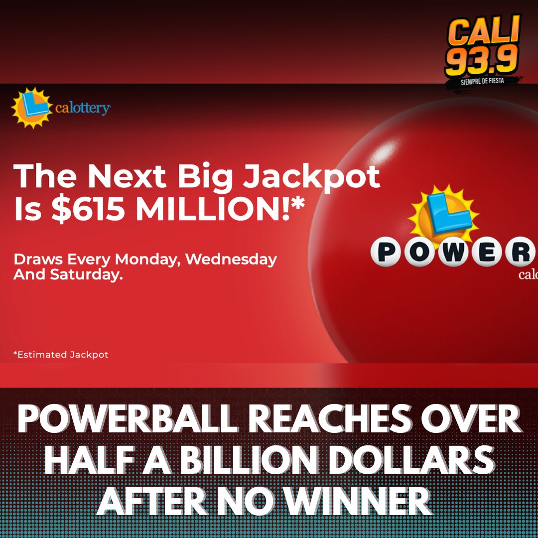 The Powerball Jackpot has reached over half a billion dollars with no winners yet! Are you buying yourself a ticket? https://t.co/rlK4w8SO50