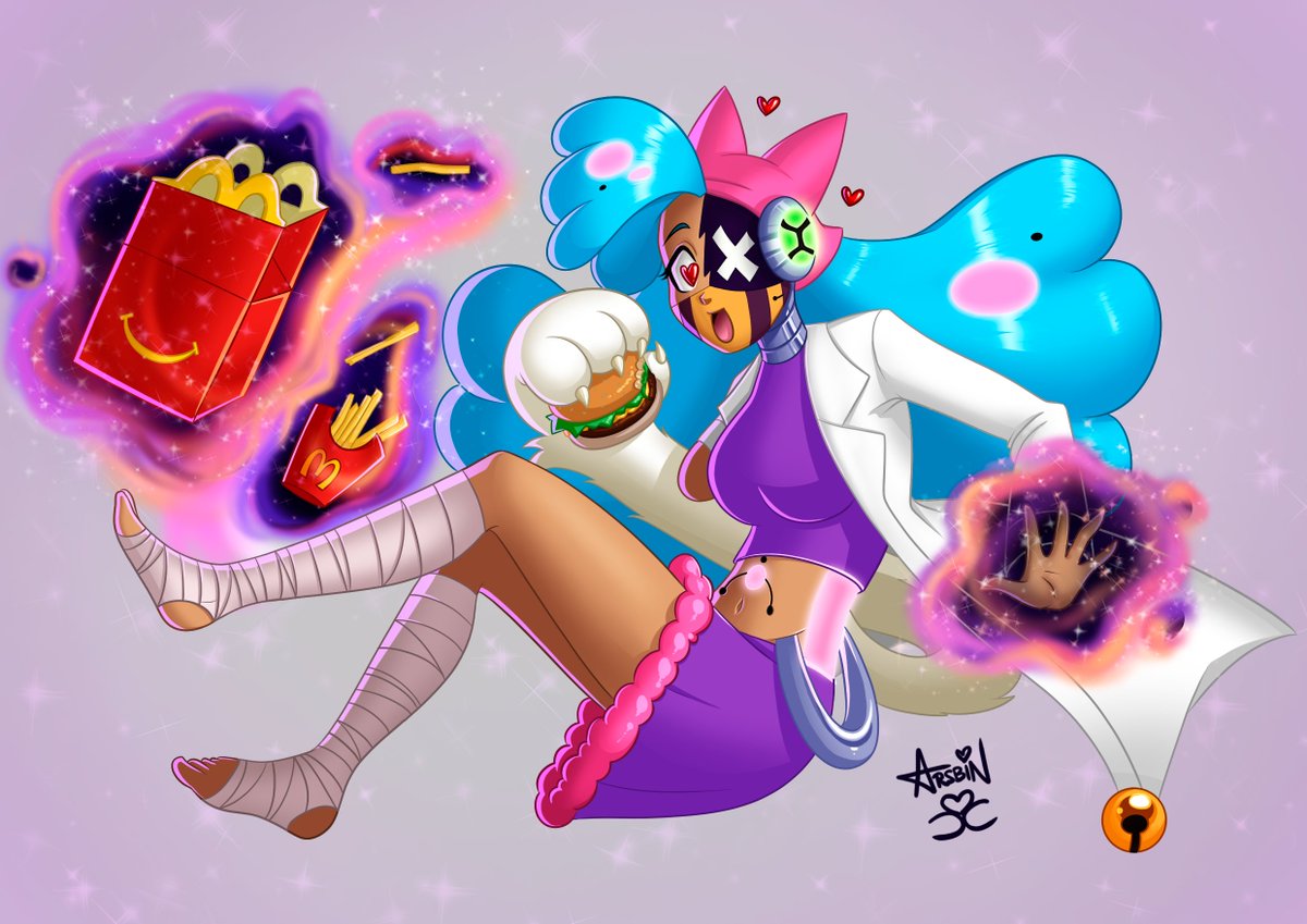 C0mm for <a href="/CentaurHill/">⭐️CosmicStarlightZone⭐️🔭</a> 💜

Their amazing OC Chloe Yellowcake!✨