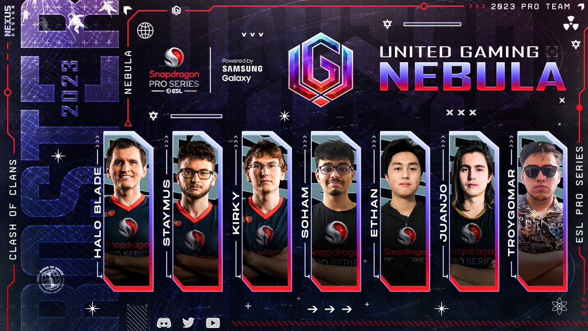 Halo 🕹️🎥 (@haloblade27) on Twitter photo Excited to announce we will be joining United Gaming for the remainder of <a href="/ESLMobile/">Snapdragon Pro Series</a> playing as <a href="/UGNebula/">UG Nebula</a> 😎🪐☄️
Come check us out in our first match of the Challenge tonight on twitch @ ESL_Mobile 📺 Excited to announce we will be joining United Gaming for the remainder of <a href="/ESLMobile/">Snapdragon Pro Series</a> playing as <a href="/UGNebula/">UG Nebula</a> 😎🪐☄️
Come check us out in our first match of the Challenge tonight on twitch @ ESL_Mobile 📺