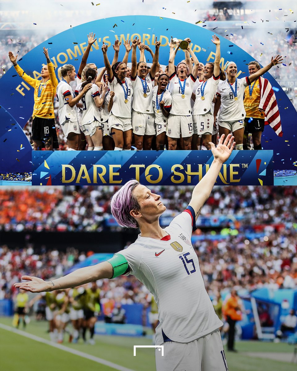 Hoy hace cuatro años la selección de USA ganó el Mundial Femenino por cuarta vez en su historia 🇺🇸

¿Conseguirán su quinta Copa del Mundo este año? ⚽️