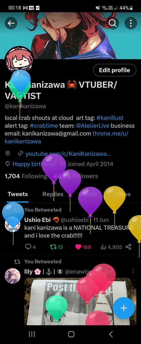 balloon!!! ITS MY BIRTHDAY