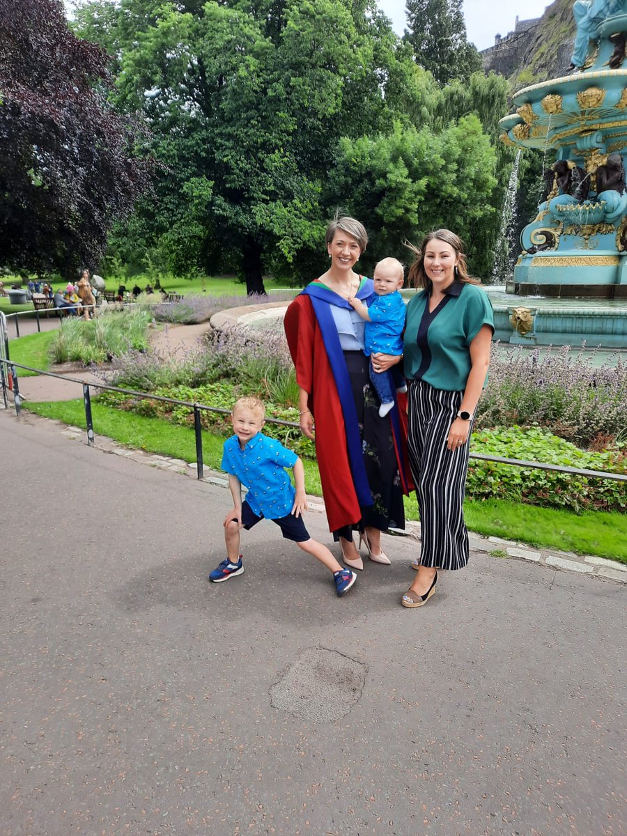 Alix_jane's tweet photo. The day arrived! Graduation 2023 with PhD from @EdinburghNapier What a crazy journey getting here over 6 years- 2 kids, house move, Pandemic, and losing my best friend. Only a few weeks left of mat leave then starting my dream job 🥰 not a bad way to end student life! https://t.co/BXOcsxRiGh