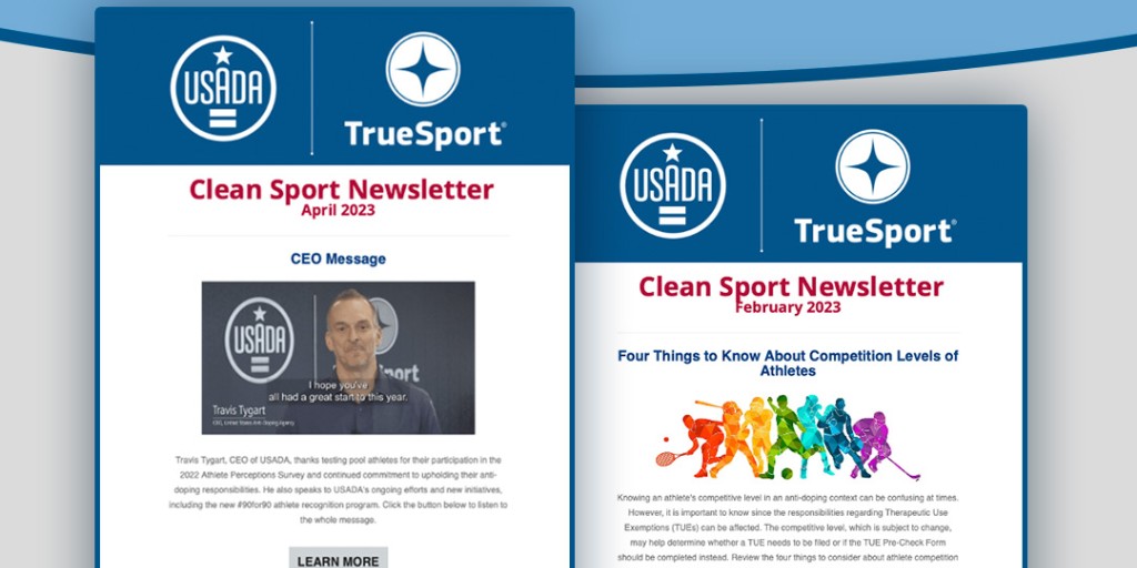 usantidoping's tweet image. Avoid anti-doping FOMO by signing up for our #CleanSport Newsletter! usada.org/resources/#new…

Get all the latest anti-doping news delivered straight to your inbox. 🚫💊📰

#SportsNews #CompeteClean