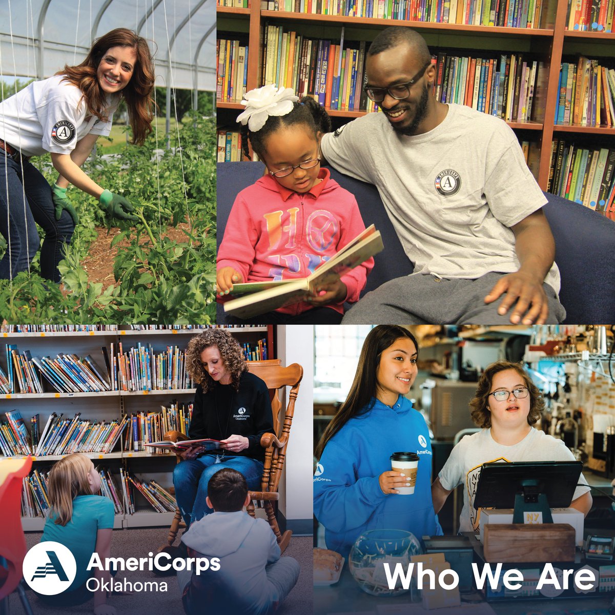 AmeriCorps connects trained individuals to schools, non-profits, and faith based organizations all across Oklahoma. Members gain valuable experience while providing dedicated and skilled assistance to non-profit organizations. Click below to learn more.

okamericorps.com