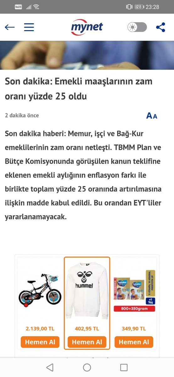 Emeklinin #eyt emeklisi normal emekli gibi bir ayrımı olamaz.
Bu yapılan yanlış haberin düzeltilmesi ve algı operasyonu yapılmasını doğru bulmuyor,kabul etmiyoruz .
#EmekleriYasalaraTakılanlar
<a href="/szctelevizyonu/">SÖZCÜ Televizyonu</a> <a href="/mynet/">Mynet</a>