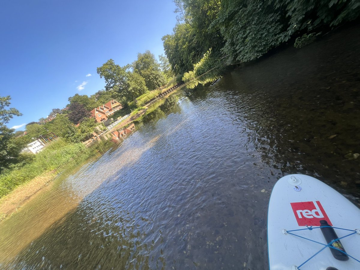 TheRichB's tweet photo. In amongst another mixed day on Twitter, let’s have a bit of positivity. So here’s a few from this afternoons paddle session though Guildford.
#paddleboarding #redpaddleco https://t.co/d2TwdA9TCe