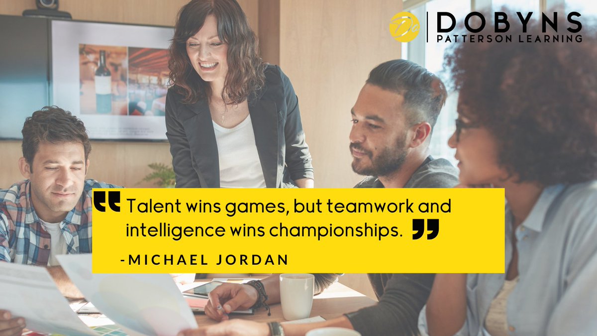 DobynsPatterson's tweet photo. Encourage your staff to be a team! 
#teamwork #learning https://t.co/s7UUlNwm4b