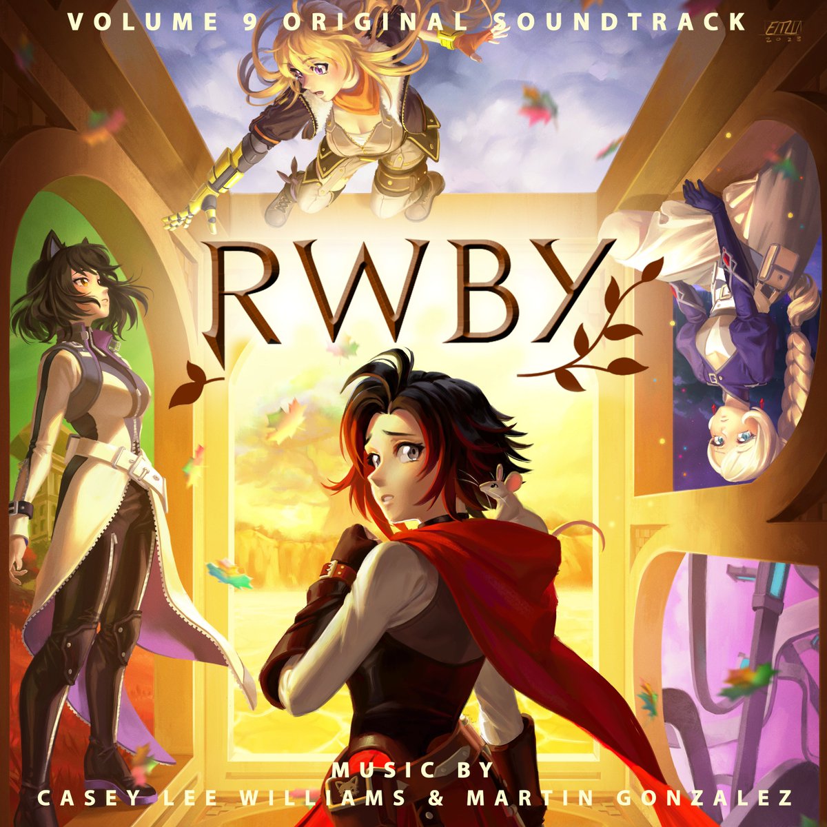 OfficialRWBY's tweet image. RWBY Volume 9 soundtrack by the amazingly talented @caseylwilliams and @martingonar will be streaming everywhere on 7/28! To include 44 tracks!