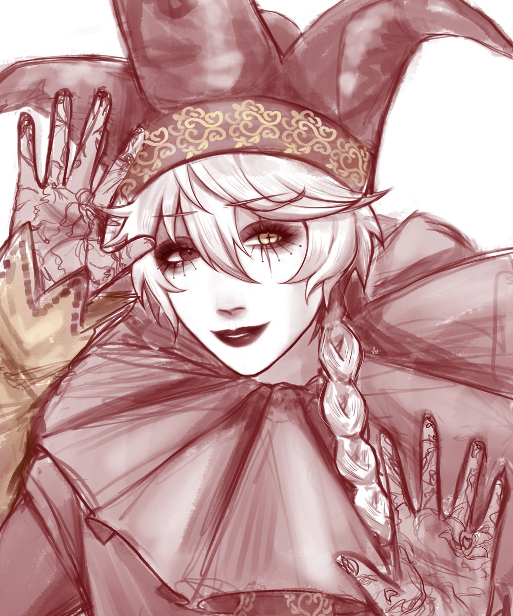 nikolai in közi's pierrot outfit 🤭
#BSD #vkei #malicemizer