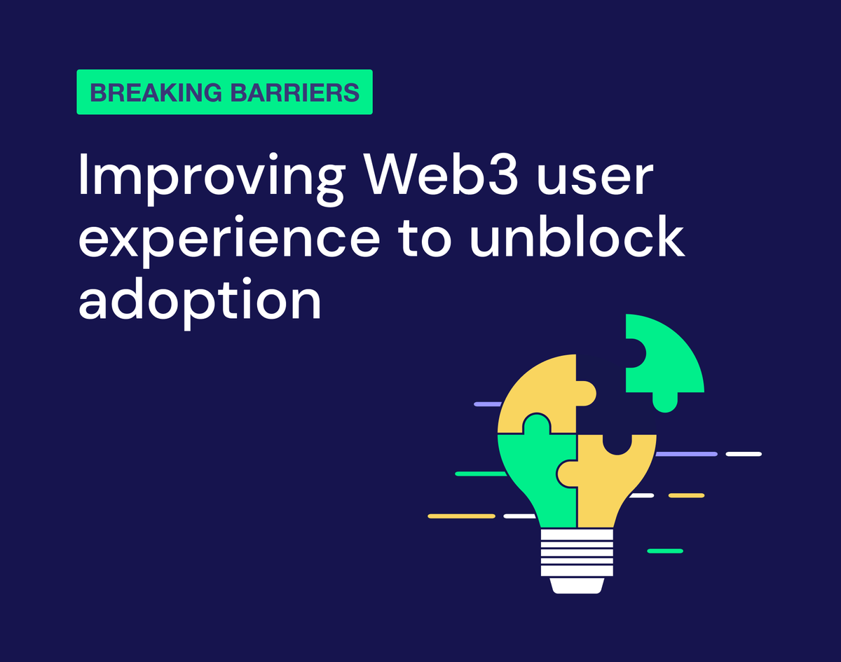 Unlocking mass web3 adoption is all about enhancing the user experience! Check out our latest blog post for some critical improvements you can make to take your web3 products to the next level. 

👀 hubs.ly/Q01X2Vds0