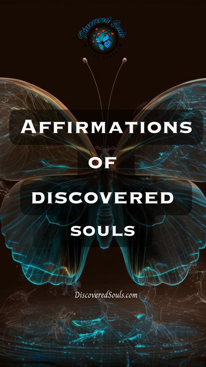 discoveredsouls's tweet photo. 🦋Affirmations of Discovered Souls:
God is Love.
LOVE is eternal.
I AM that I AM.
Thank you for being YOU.
We are ONE.
All is perfect, whole, and complete.

Complete with:
🦋#UnconditionalLove
🦋#EndlessJoy
🦋#AbundantWealth
🦋#PerfectHealth
🦋#InfinitePeace

Life is good! https://t.co/GkuciAnXsg