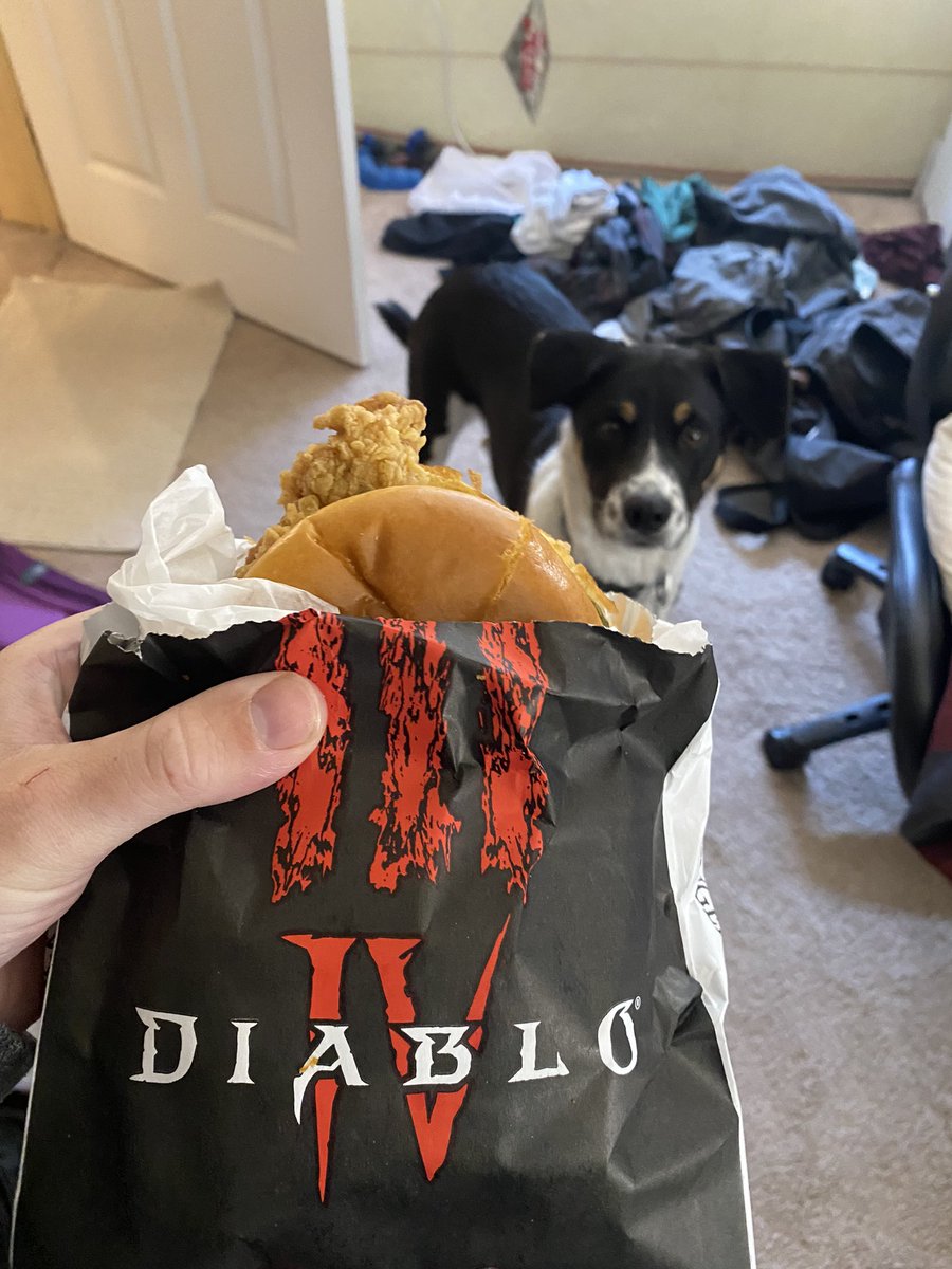gritgoblins's tweet photo. Just picked up the @kfc diablo sandwich. Truth be told, not really a video game guy. My view is that gamers are just dorks who can’t throw a spiral. That being said, the Colonel has done it again with this one. Absolute culinary journey. Will be having another! https://t.co/APqa9Ylgjc