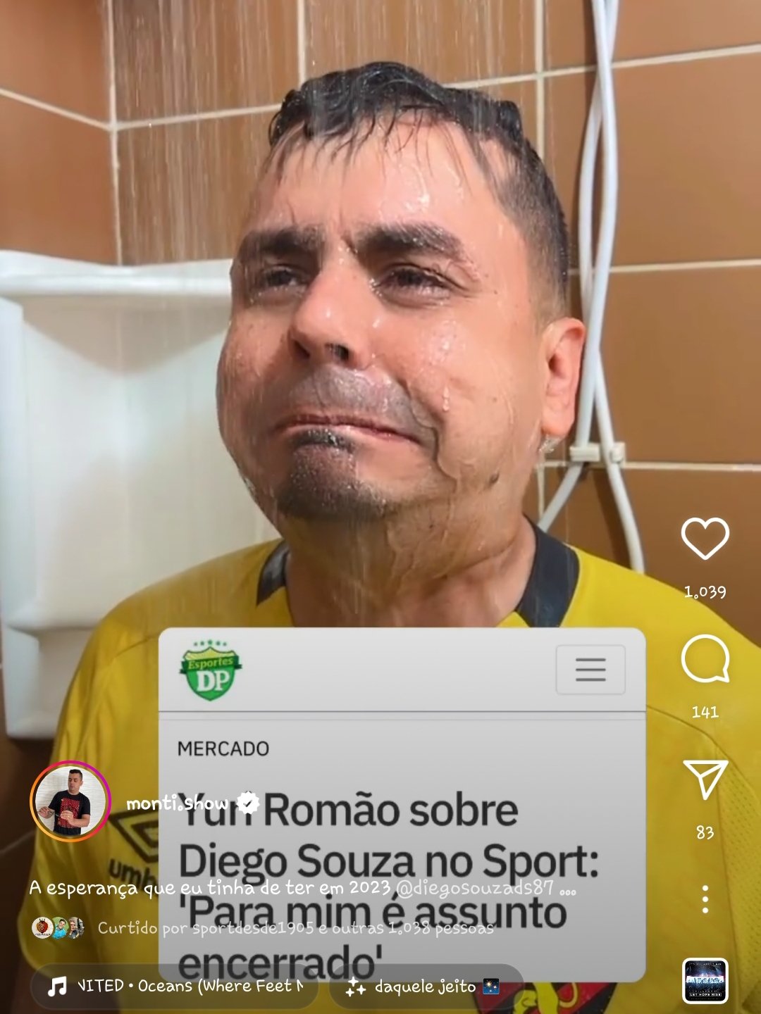 SofaScore do Leão Oficial on Twitter "Diego Souza interage com vídeo