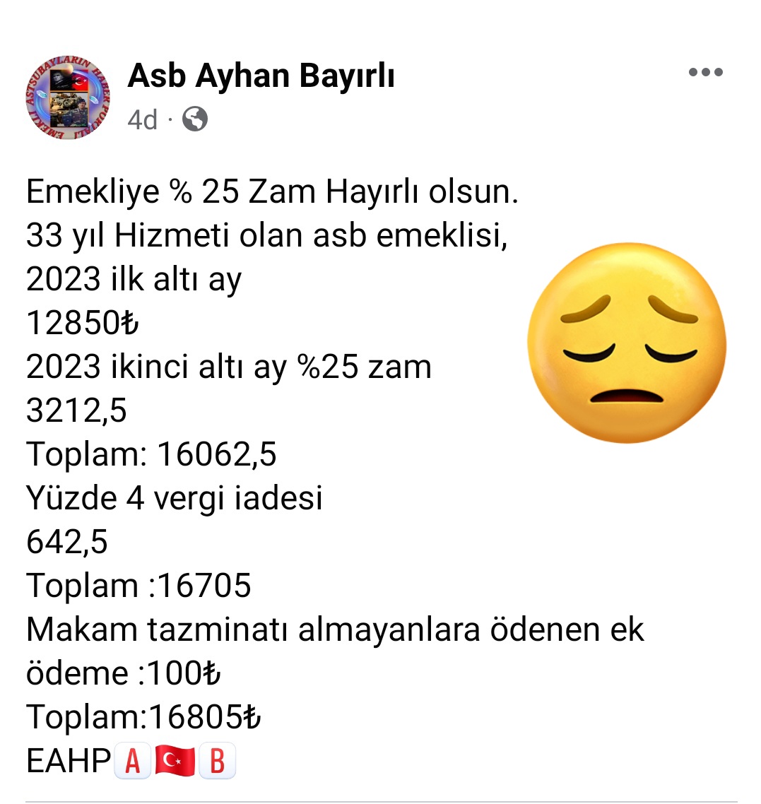 tecrubelitankci's tweet photo. @celebimehmeta 
Sn vekilim zahmet olacak ama aşağıdaki tabloyu muhataplarımıza  iletiverin.
Saygılar EAHP🅰️🇹🇷🅱️ https://t.co/2D2lXKcAtU
