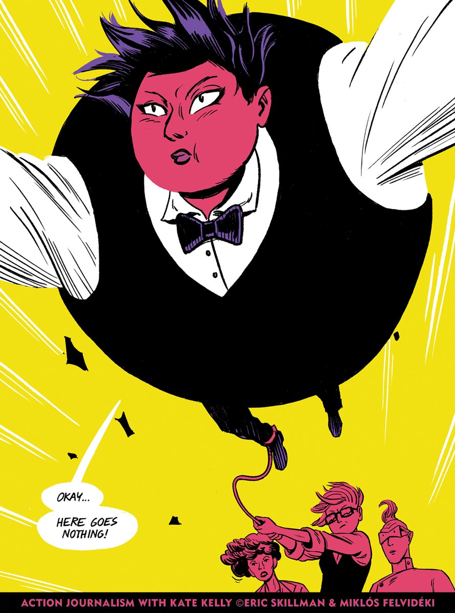 Hello to everyone who's not already sick of hearing about this comic I wrote! ACTION JOURNALISM—by <a href="/MiklosFelvideki/">Miklós Felvidéki is on Ko-Fi now!</a>, <a href="/M_arih/">Mariane Gusmão✨</a>, and myself—hits stores next week and we would very much appreciate it if you would consider pre-ordering today: simonandschuster.com/books/Action-J…