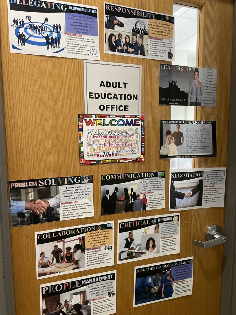 New school year! Time for new door decor.