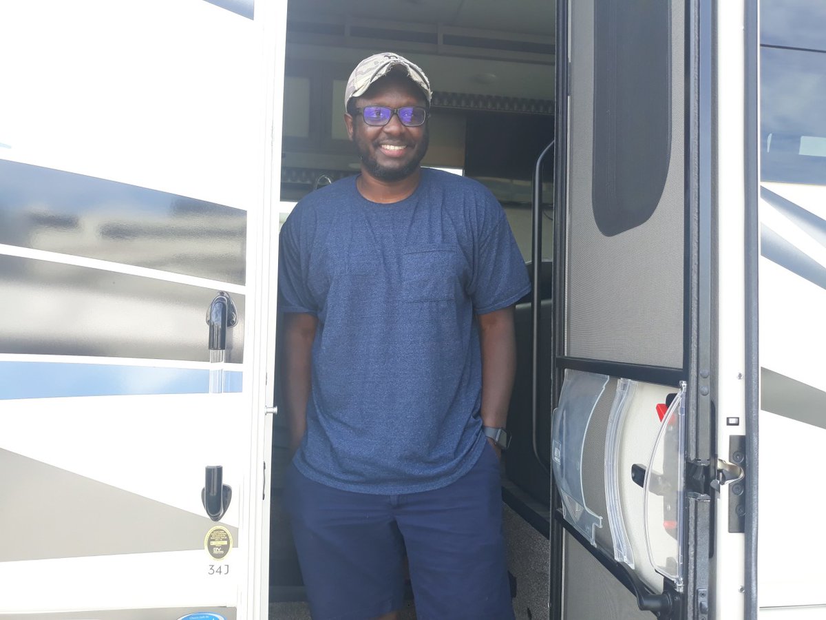 Remy had the pleasure of being the first renter of the 2022 Thor Hurricane 34J! He took his family to Ginnie Springs, a top destination for renters. All of the gas RVs at Suncoast are newer models, with most being 202... bit.ly/32iRVvY #customerspotlight #rvrental #newrv