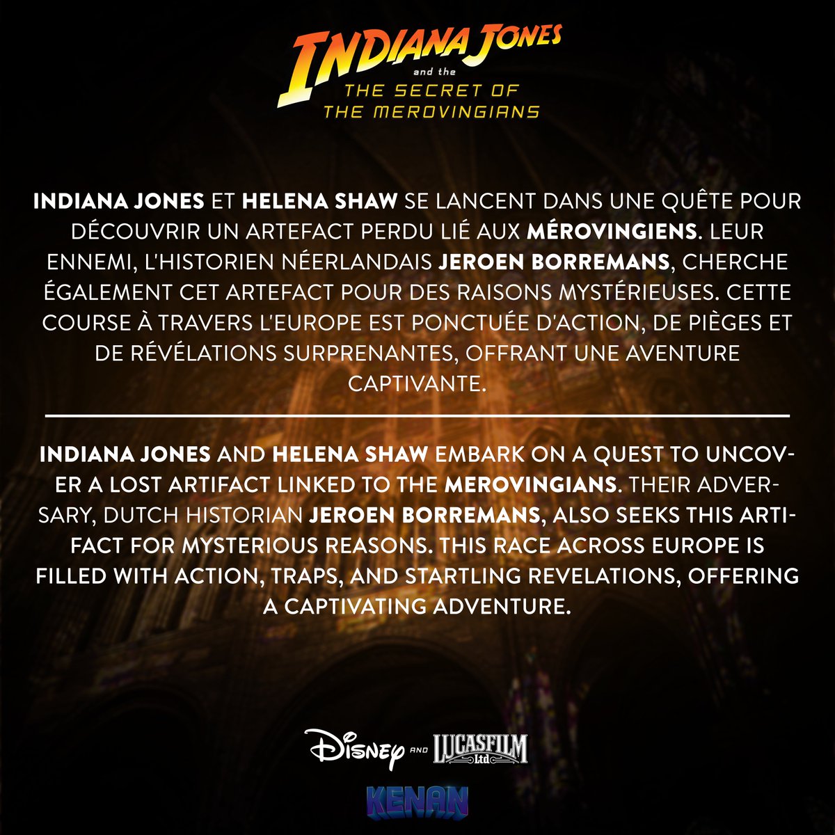 KenLeGraphiste's tweet photo. #LesFilmsduMultivers
INDIANA JONES and the SECRET OF THE MEROVINGIANS
"Indiana Jones is returning to Europe... And he's not coming back alone..."
#IndianaJones #harrisonford #phoebewallerbridge #christopherwaltz #lucasfilm #disney #jamesmangold #art #fanart #merovingian https://t.co/KVbR3A6FeT