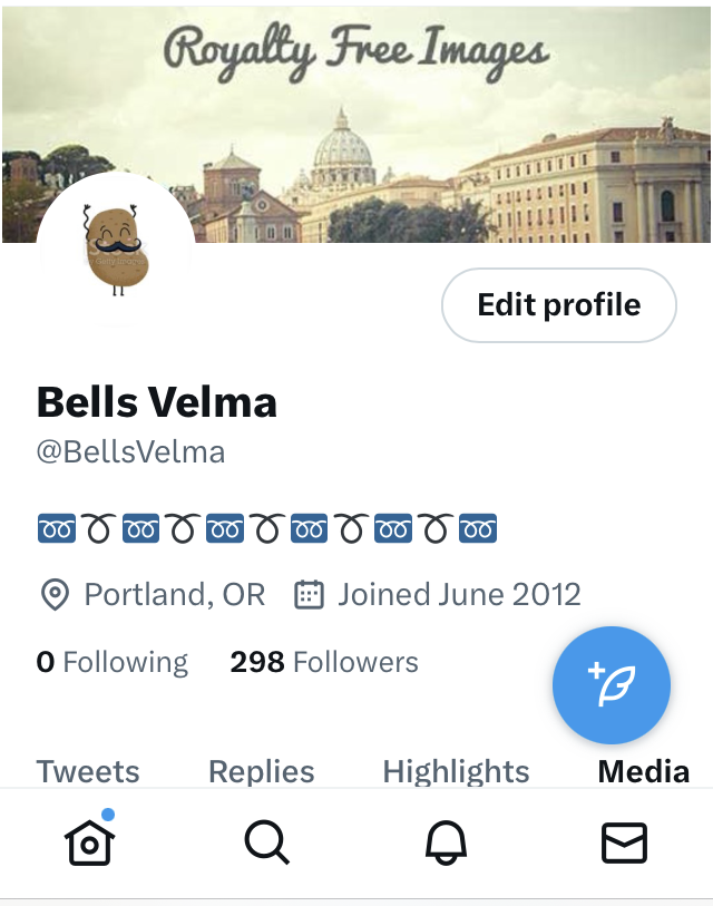 BellsVelma's tweet photo. Well that’s weird; I’ve struggled to keep the accounts I follow to under 5000, &amp; I log in to see this https://t.co/VFuUFe64jS