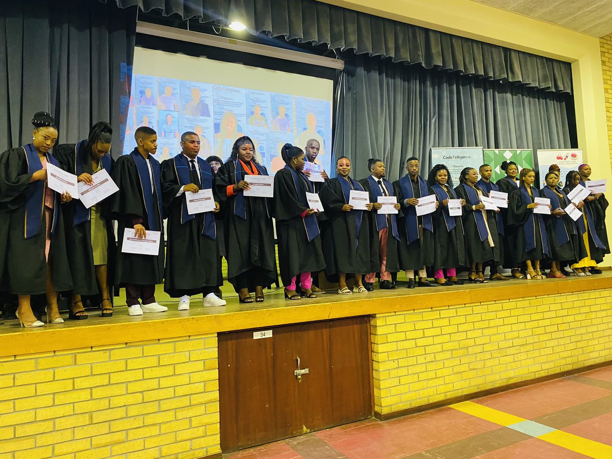 SuccessJournals's tweet photo. Well done to our partners at @Code_Telligence for a #successful #graduation today. 

Over the past six months, this women-led tech beast has provided a solid NQF Level 5 program for the youth of Khayelitsha and Cape Town. 

Congratulations to all the graduates. Prosper and excel. https://t.co/G9EXU4i7tf