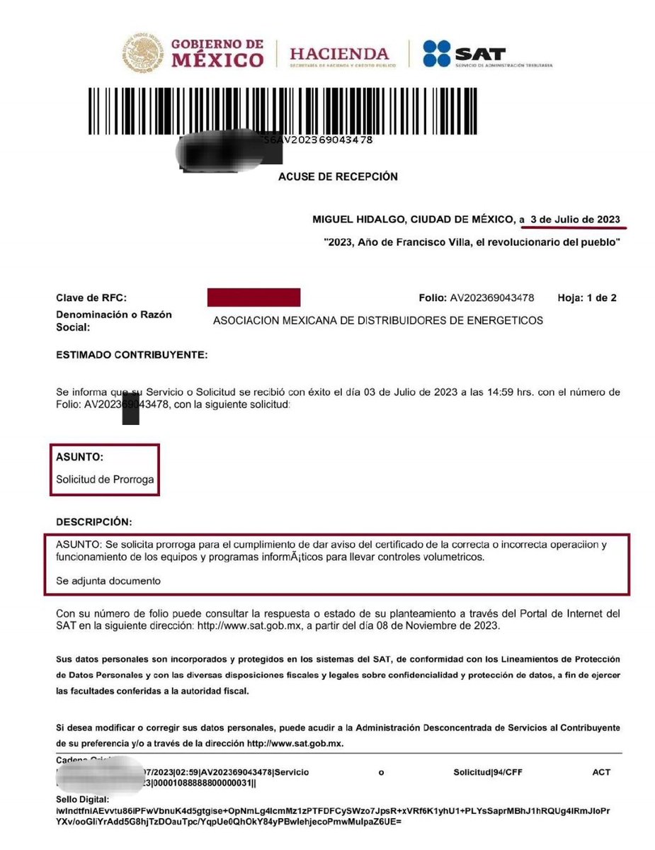 cvallejogalvan's tweet photo. #AMDE Asociación Mexicana de Distribuidores Energéticos en su labor a favor d afiliados solicitó a @SATMX prórroga para cumplimiento d certificado Controles Volumétricos  @OilGasMagazine  @Coparmex @cceenergia @ernestohdzl @OnexpoNacional @AMEXHI_Oficial @marcial_diaz @Quaenergy https://t.co/vZGMeNz8WR