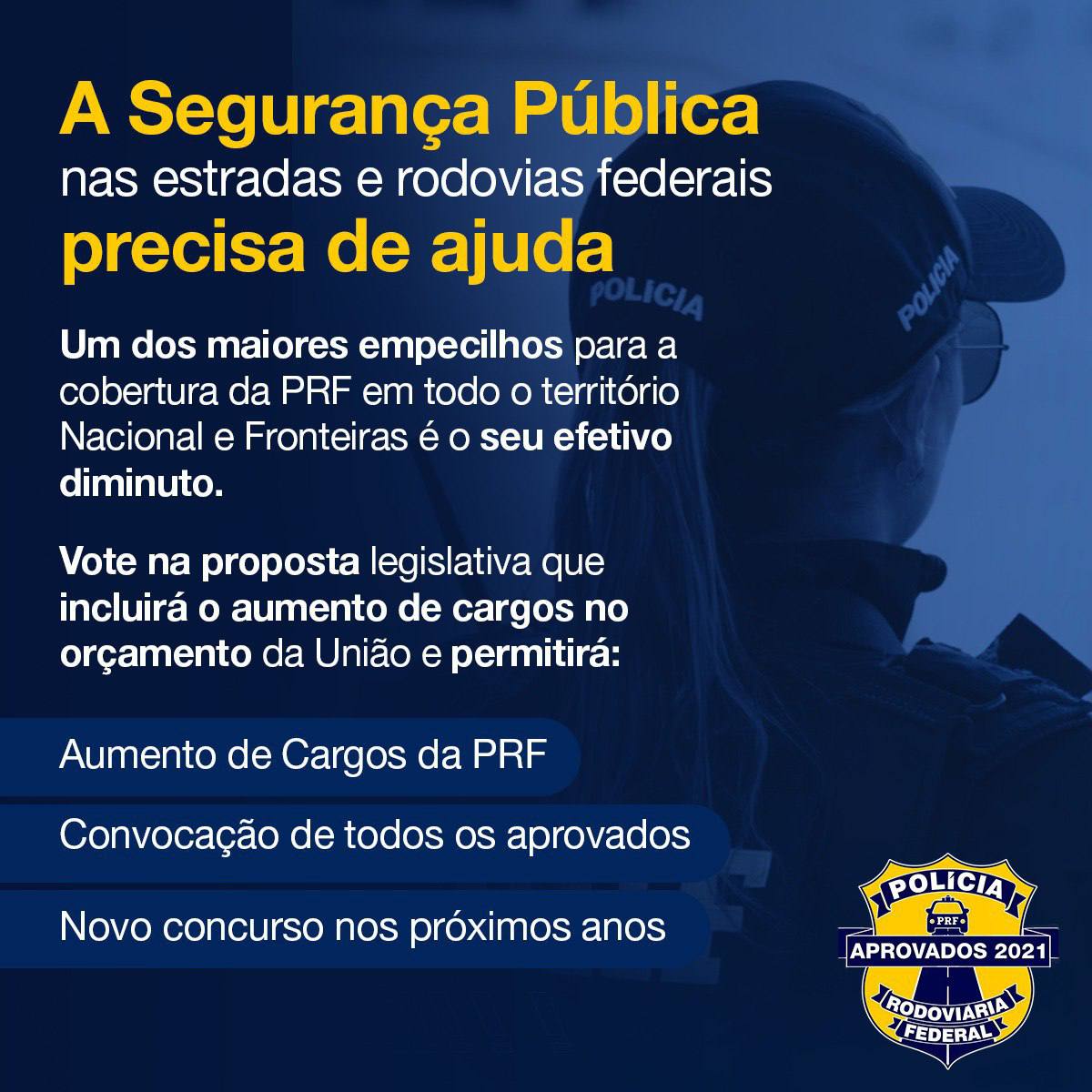 Felipeprf2022's tweet photo. @aprovadosprf21 Deseja um concurso da PRF o mais rápido possível??? NÃO perca tempo!!! VOTE AQUI: https://t.co/oNjUer5D7I https://t.co/fRUqiBckUc