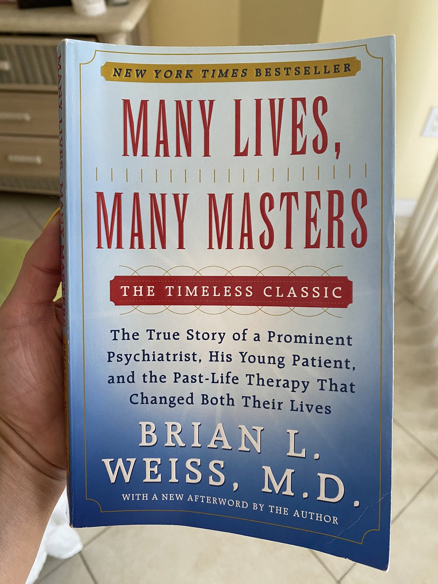 You NEED to read this book guys! I can’t even explain how this book had a huge impact in my life.
#BrianWeiss I wish I can meet you one day VERY SOON!!!!! #Books #ManyLivesManyMasters